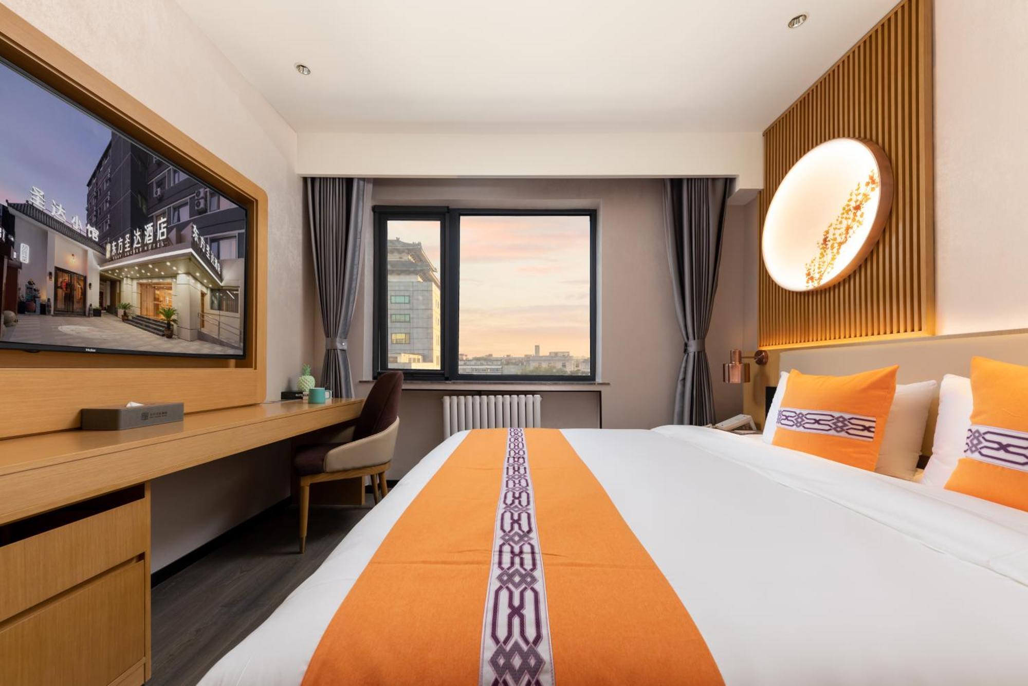 Jingfang Building Smart Hotel - Located In The Busiest Part Of The Downtown Area, Near Beijing Tiananmen Square And The Forbidden City,Wangfujing Shopping Street ,Newly Opened Hotel,Provide Free Laundry Service,Provide Tourism And Ticketing Services المظهر الخارجي الصورة